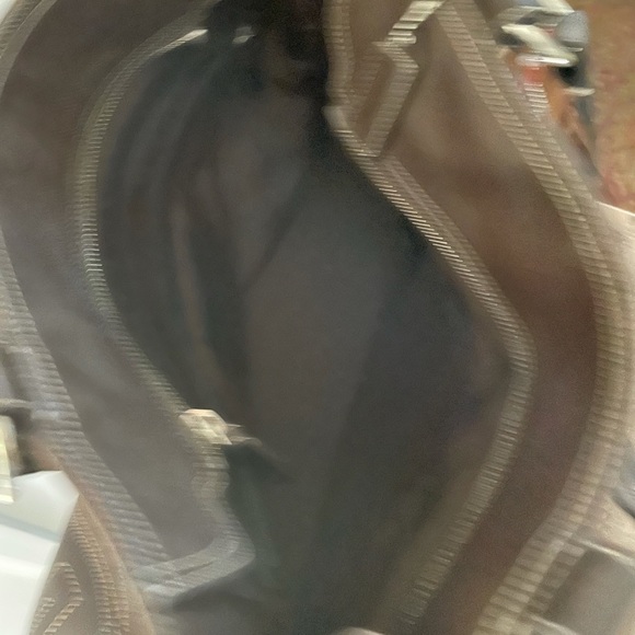 Brown leather large shoulder bag - Picture 3 of 13